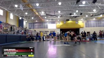 132 lbs Champ. Round 1 - Zane Bridges, East Central High School vs Gavyn Shaner, Oxford High School