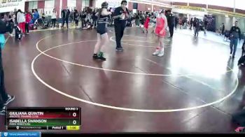 108 lbs Round 3 - Isabella Swanson, Pride Wrestling vs Giuliana Quintin, Aniciete Training Club