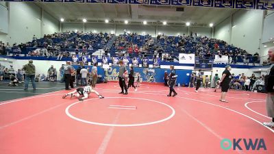 90 lbs Quarterfinal - River Holcomb, Tecumseh Youth Wrestling vs Phillip Teasley, Standfast