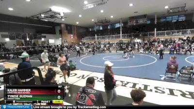 157 lbs Cons. Semi - Tyrese Guzman, Shadle Park vs Kaleb Hammer, Lakeland High School