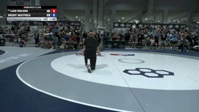 57 kg Champ. Rd Of 32 - Liam Nielsen, Juab Wrestling Club vs Brody Mayfield, Steller Trained Wrestling