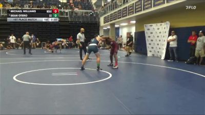 149 lbs 1st Place Match - Michael Williams, Mt. San Antonio College vs Sean Otero, Cerritos College