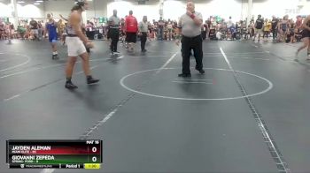 160 lbs Round 1 - Giovanni Zepeda, Spring- Ford vs Jayden Aleman, Miami Elite