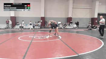 184 lbs 3rd Place - Ian Bush, West Virginia vs Tomas Brooker, Appalachian State