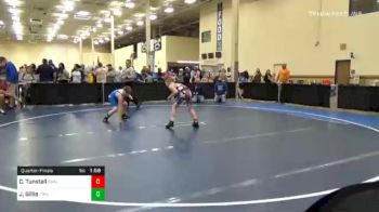 105 lbs Quarterfinal - Cole Tunstall, Shaler vs Jaxson Gillis, Trinity