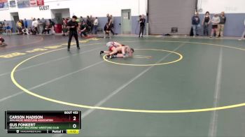 113 lbs Cons. Round 2 - Gus Fonkert, Dillingham Wolverine Wrestling Club vs Carson Madison, Avalanche Wrestling Association