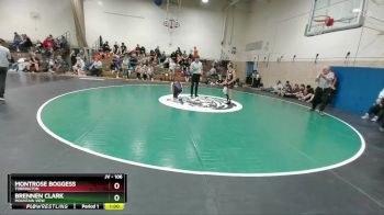 106 lbs Cons. Round 2 - Brennen Clark, Mountain View vs Montrose Boggess, Torrington