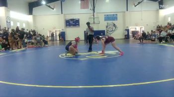 Girls 185 lbs Semifinal - Landry Robert, Ocean Springs Women vs Andrea Dowdy, East Central High School Girls