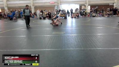 135/140 Round 1 - Matthew Bradley, Swartz Creek Middle School vs Wyatt Billsen, Home School