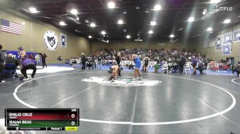 285 lbs Champ. Round 1 - Isaiah Beas, Madera vs Emilio Cruz, Arvin