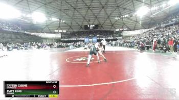 4A 175 lbs Quarterfinal - Tayten Cissne, Chiawana vs Matt King, Sumner