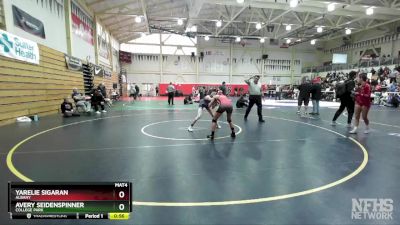 100 (102) Cons. Round 3 - Avery Seidenspinner, College Park vs Yarelie Sigaran, Albany