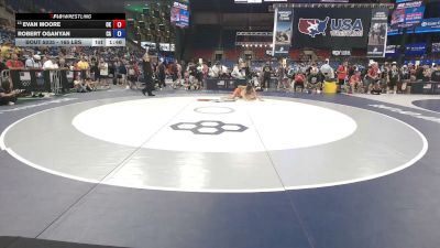 165 lbs Champ. Rd Of 64 - Evan Moore, Oklahoma vs Robert Oganyan, California
