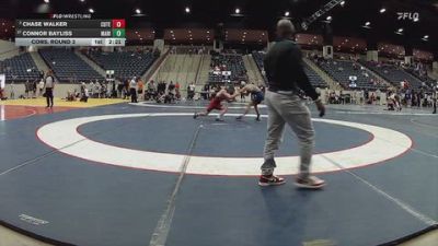 125 lbs Cons. Round 3 - Chase Walker, Cumberland (Tenn.) vs Connor Bayliss, Marian University
