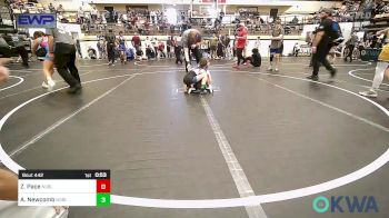 58 lbs Consolation - Zarriah Pace, Noble Takedown Club vs Adelaide Newcomb, Noble Takedown Club