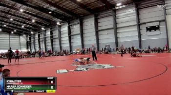 122 lbs Quarters - Marisa Schneider, Indiana Inferno Gold vs Kyra Dyer, Lady Pitbulls