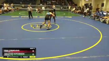 160 lbs Quarterfinals (8 Team) - Sebastian Hutchinson, Brunswick vs Isiah Cornelious, Alexander