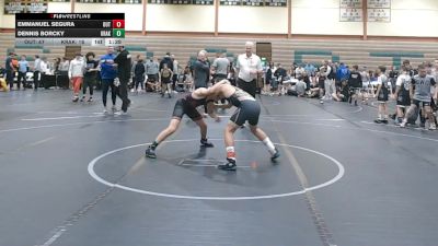 100 lbs Round 1 (8 Team) - Emmanuel Segura, The Outsiders vs Dennis Borcky, Kraken