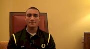 Ashton Eaton before the 2010 Bowerman Awards