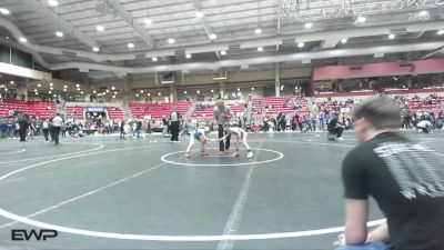 55 lbs 5th Place Match - Rowen Hunt, Chanute vs Truett Fike, SlyFox