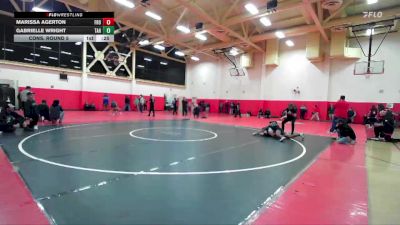 125 lbs Cons. Round 5 - Gabrielle Wright, Tahquitz vs Marissa Agerton, Frontier