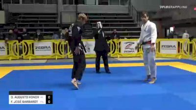 OSVALDO AUGUSTO HONORIO MOIZINHO vs FABRICIO JOSÉ BARBAROTTI 2020 American National IBJJF Jiu-Jitsu Championship