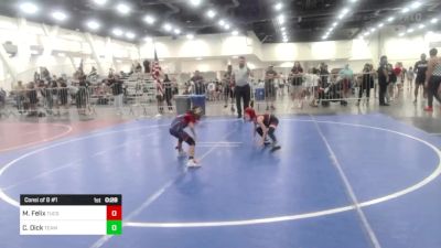 43 lbs Consi Of 8 #1 - Myla Felix, Tucson Pride WC vs Carson Dick, Team Grand Valley Elite