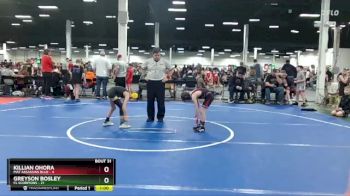 52 lbs Round 7 (10 Team) - Greyson Bosley, FL Scorpions vs Killian Ohora, Mat Assassins Blue