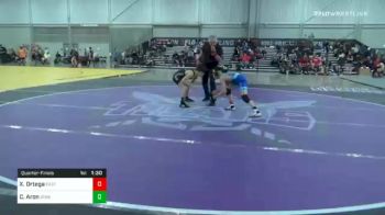 108 lbs Quarterfinal - Xavier Ortega, East Coast Bandits vs Caio Aron, Boneyard Wrestling Club