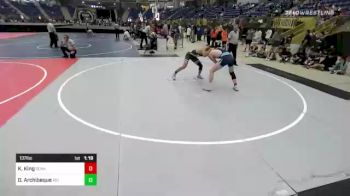 137 lbs Quarterfinal - Koda King, Ronan vs Diego Archibeque, Rio Rancho