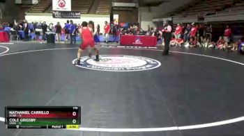 170 lbs Round 1 (16 Team) - Nathaniel Carrillo, KCWA vs Cole Grigsby, SAWA