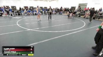 155 lbs Round 2 (4 Team) - Maggie Steele, Saint Michael/Albertville vs Claire Avery, Liberty