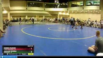 138 lbs Round 8 (10 Team) - Giovani Rivera, Rosewood vs Ayden Muncie, Terre Haute Blue