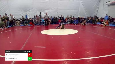 62 lbs Quarterfinal - Zachary Lawrence, Stewartstown vs Benjamin Grieder, Bear