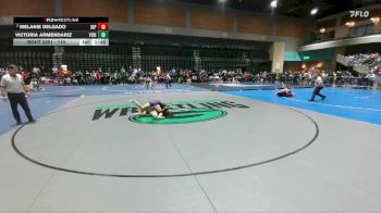 110 lbs Champ. Round 3 - Victoria Armendariz, Yerington vs Melanie Delgado, Pitman