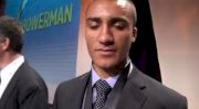 Ashton Eaton after winning the 2010 Bowerman