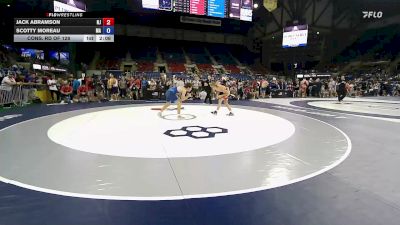 132 lbs Cons. Rd Of 128 - Jack Abramson, NJ vs Scotty Moreau, MA
