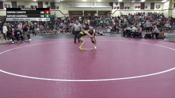 JV-9 lbs Cons. Semi - Sophia Casotti, Linn-Mar vs Kaylee Cantrell, Vinton-Shellsburg