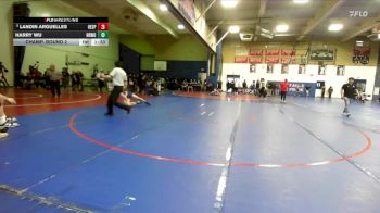 126 lbs Champ. Round 2 - Landin Arguelles, Hesperia vs Harry Wu, Northwood