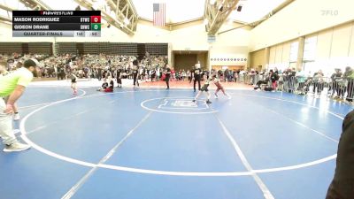 58-M lbs Quarterfinal - Mason Rodriguez, Bitetto Trained Wrestling vs Gideon Drane, Gnwc