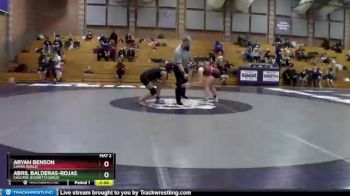 115 lbs Cons. Round 3 - Abril Balderas-Rojas, Cascade (Everett) (Girls) vs Aryan Benson, Camas (Girls)