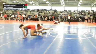 182 lbs Consi Of 32 #2 - Gavin McConnell, NH vs Matthew Frey, OH