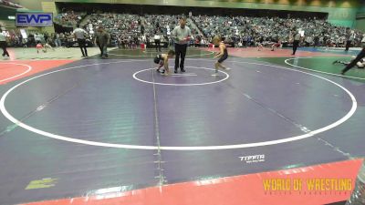 64 lbs Quarterfinal - Evan Thiele, CVBJJ vs Hayden Soloman, Triumph Wrestling Club
