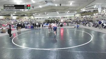 285 lbs Placement (4 Team) - Carter Taylor, Pope Saint John Paul II Preparatory School vs Luke Skelton, Brentwood Academy