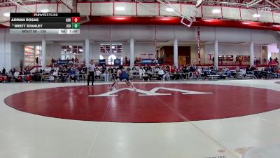 125 lbs Quarterfinal - Brett Stanley, John Carroll vs Adrian Rosas, Adrian