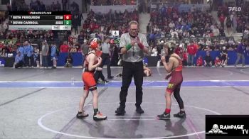 70 lbs Champ. Round 1 - Jackson Scheidt, Bobcat Wrestling Club vs Korbin Peterson, Abilene