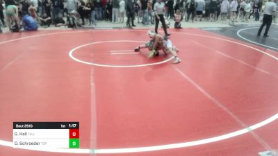 81 lbs Semifinal - Gage Hall, Teller Takedown WC vs Dalton Schroeder, Top Notch WC