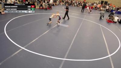 6U - C Quarters - Jack Sather, Lakeville Youth Wrestling Association vs Rogan Hansen, St. Francis Gladiators Wrestling Club