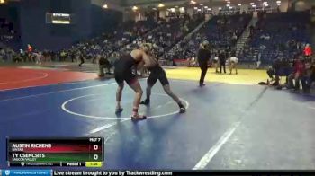 195 lbs Quarterfinal - Ty Csencsits, Saucon Valley vs Austin Richens, Uintah