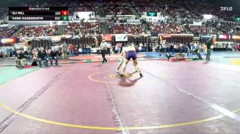 A - 175 lbs 5th Place Match - Eli Hill, Laurel vs Hank Hagenbarth, Beaverhead Co. (Dillon) / Twin Bridges / Sheridan